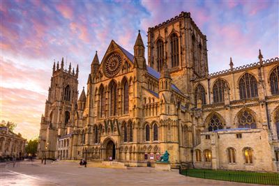 York Minster bei Sonnenuntergang